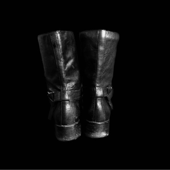 Cole Hahn Black leather boots mid calf size 8 - Picture 7 of 11